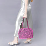 LC-ADBG1139B Tote Hand Tooled Genuine Western Leather Women Bag