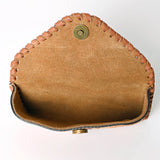 ADBG1203 Hand-Tooled Leather Sunglass Case - Floral Western Design by American Darling