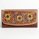 LC-ADBGM102 Wallet Genuine Western Leather Women Bag
