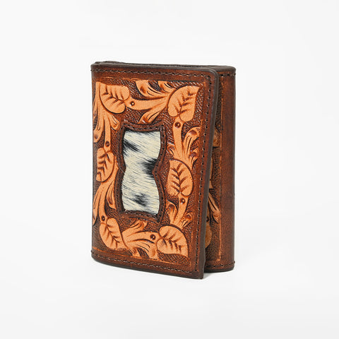 BEBGM180-Western Leather Trifold Wallet