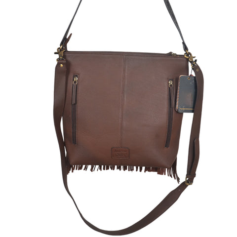 ADBGA1038 Crossbody Hair on Hand Tooled Genuine Leather Women Bag