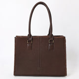 ADBGA583 Hand-Tooled Genuine Leather Western Tote Bag Structured Cowgirl Work & Travel Purse