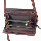 LC-ADBGM169AA Organiser Genuine Western Leather Women Bag Freda