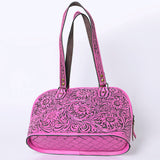 LC-ADBG1139B Tote Hand Tooled Genuine Western Leather Women Bag