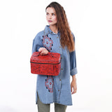 ADBG1251 Jewelry Case Genuine Western Leather Women Bag