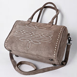 ADBG1585 Duffel Genuine western Suede Leather women bag