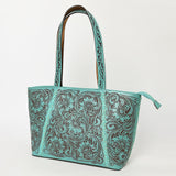 LC-ADBGZ792 Tote Hand Tooled Genuine Western Leather Women Bag