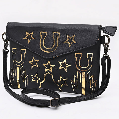 ADBG1769 American Darling Western Leather Envelop Bag - Handcrafted Vegetable-Tanned Crossbody