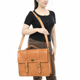 LC-ADBG1399 Briefcase Genuine Western Leather Women Bag