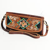 LC-ADBGM102 Wallet Genuine Western Leather Women Bag