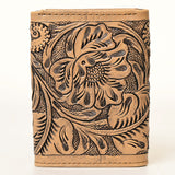 ADBG1310 Hand-Tooled Western Leather Crossbody Wallet - Genuine Cowhide Bag by American Darling