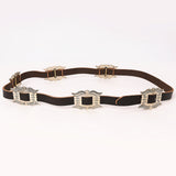 ADBLA107-51  Authentic German Silver Concho Belt