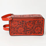 LC-ADBGZ733D Toiletry Genuine Western Leather Women Bag