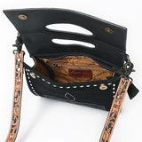 ADBG1759 Crossbody Suede Genuine Leather women bag western Bag