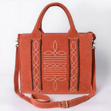 ADBGA607 Tote Genuine Western Suede Leather women bag
