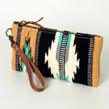 LC-ADBG344 Wristlet Genuine Western Leather Women Bag Paige