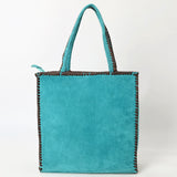 ADBGA606 Western Tote Bag-Genuine Leather with Whipstitch Detailing