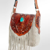 LC-ADBGH133 Crossbody Hair On Genuine Western Leather Women Bag