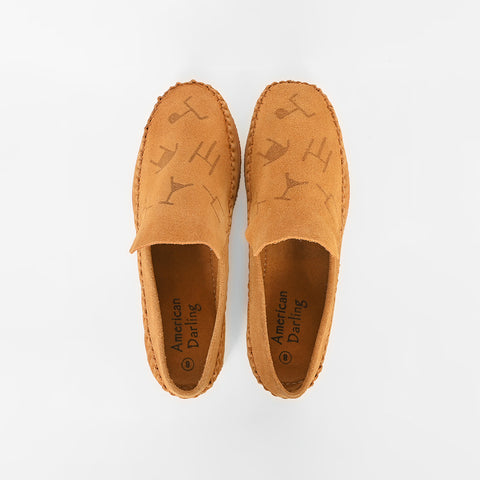 ADFT182 American Darling Suede Leather Western Moccasin Footwear