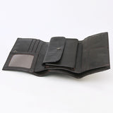 ADBGZ848 Hand-Tooled Leather & Cowhide Women Western Wallet American Darling