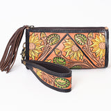 LC-ADBGA387 Clutch Genuine Western Leather Women Bag
