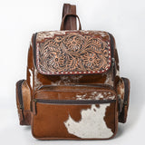 ADBG1157 Hand Tooled Western Leather Backpack - Artisan Floral Cowhide Bag by American Darling