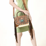 ADBG1388B Crossbody Genuine Western Leather Women Bag