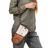 LC-ADGC103 Gun Case Hair On Genuine Western Leather Women Bag