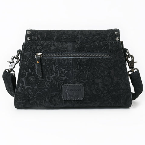 ADBG1797 American Darling Small Cross body Bag - Handcrafted Damascus Embossed Western Leather Purse