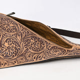ADBGZ869 Sling Beautifully Hand Tooled Genuine Leather women bag western handbag purse