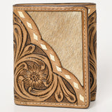 BEBGM182-Western Leather Trifold Wallet