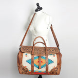 LC-ADBG588 Duffel Genuine Western Leather Women Bag