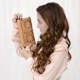 LC-ADBGZ790A Wallet Genuine Western Leather Women Bag