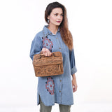 ADBG1251 Jewelry Case Genuine Western Leather Women Bag