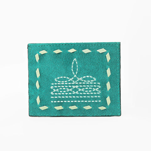 ADCCG110 American Darling Western Embroidered Genuine Leather Card Holder