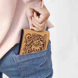 LC-ADBGZ791A Wallet Genuine Western Leather Women Bag