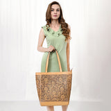 LC-ADBGZ825A Tote Hand Tooled Genuine Western Leather Women Bag