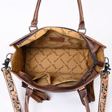 LC-ADBG230 Tote Hand Tooled Genuine Western Leather Women Bag