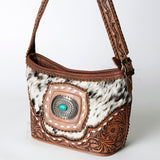 LC-ADBG710B Hobo Hair On Genuine Western Leather Women Bag