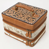 ADBGA454 Jewelry Case Genuine Western Leather Women Bag