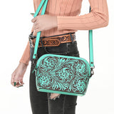 LC-ADBGZ786B Crossbody Genuine Western Leather Women Bag