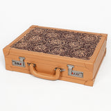 ADBGZ882 Jewelry Case Genuine Western Leather Women Bag