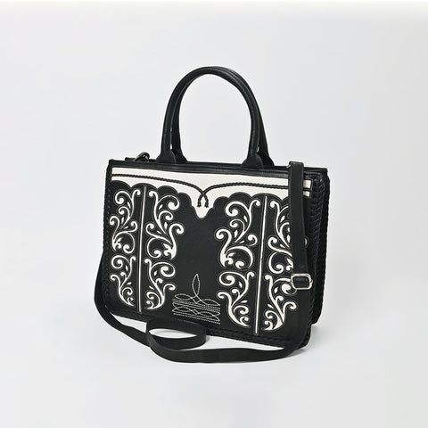 ADBGM828 American Darling Genuine Leather Western Embroidered Tote
