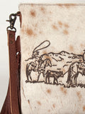 LC-ADBGS192 Messenger Genuine Western Leather Women Bag Becca