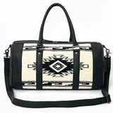 LC-ADBGS174I Duffel Genuine Western Leather Women Bag sage