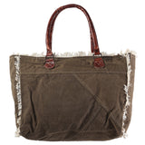 LC-KB333 Tote Upcycled Canvas Ladies Bag