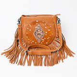 LC-ADBG1062 Hair on Messenger Genuine Western Leather Women Bag
