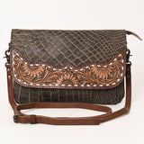 OHG173 Crossbody Genuine Leather women bag western Bag