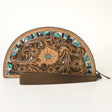 LC-ADBG1433 Taco Hand Tooled Genuine Western Leather Women Bag