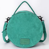 ADBG1549 Canteen Genuine Western Suede Leather women bag
